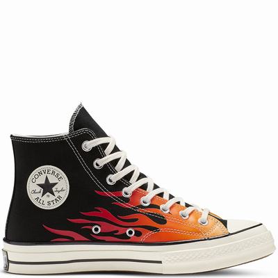 Converse Chuck 70 Archive Print High-Top - Naisten Matalavartiset Tennarit - Mustat/Punainen